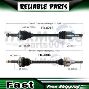 Rear Left and Right CV Axle Shaft Assembly Fits 2002 Ford Thunderbird