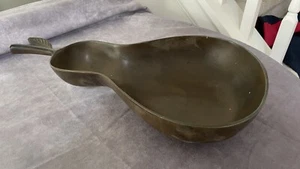 Beautiful Pear Shaped Wooden Tray Decor - Not For Food Serving - Picture 1 of 4
