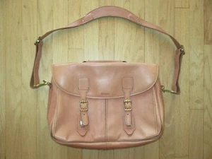 CL/VINTAGE HARTMANN LEATHER LAPTOP BAG/BRIEFCASE/EMBOSSED/CLEAN! - Picture 1 of 12