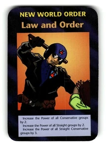 NWO: Law and Order Card Limited INWO Illuminati New World Order - Picture 1 of 4