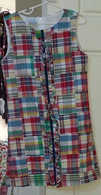 Vestido sin mangas a cuadros Bella Bliss talla 8 Foto 1 de 3