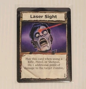 Laser Sight Dead Panic Promo Zombie Board Game Cabin Card Fireside Games - Picture 1 of 2