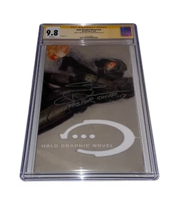 Steve Downes CGC SS 9.8 Signed Halo Graphic Novel NM/MT Master Chief Autograph - Picture 1 of 5