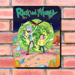Rick and Morty Design Wall Clock New boxed Gift TV Movies Art Cartoon Kids - Picture 1 of 2