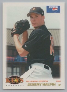 Jeremy Halpin 2000 Grandstand Frederick Keys Pepsi