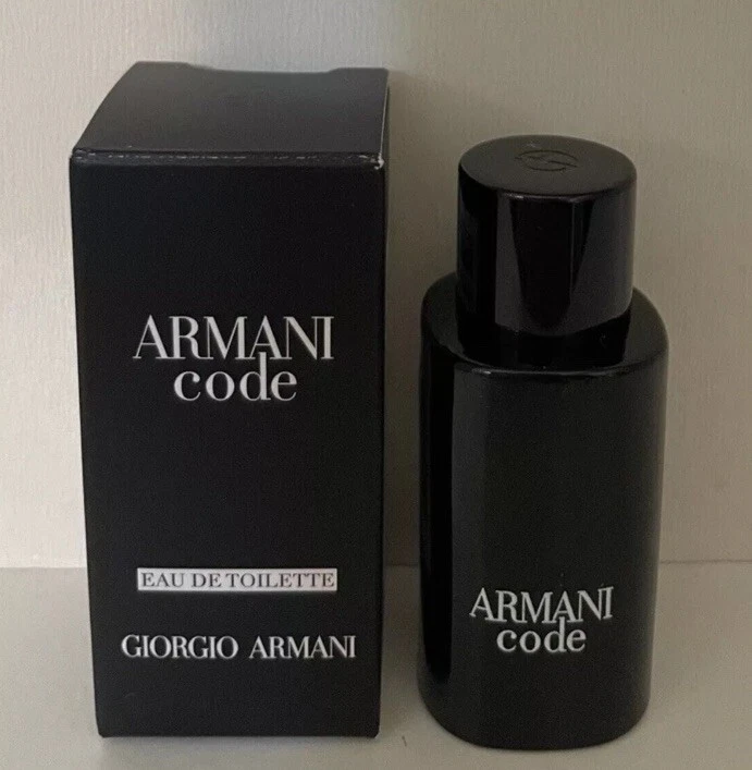 ARMANI CODE EAU DE TOILETTE por GIORGIO ARMANI 7 ml 0,23 oz MINIATURA SPLASH HOMBRES Foto 1 de 1