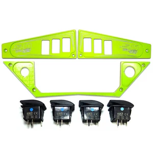 Polaris RZR Ride Command Dash Panel, Switch Combo - Lime Squeeze - Picture 1 of 10