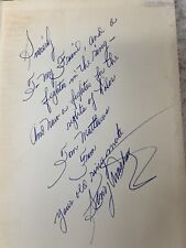 Henry Armstrong Signed Boxing Autobiography JSA LOA Autographed W/ Amazing Insc.