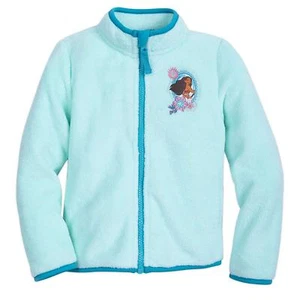Disney Store Moana Zip Fleece Jacket Girl Size 5/6   - Picture 1 of 1