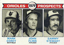 Corey Flinn Stewart Autographed 1979 Topps #701 Card - Orioles 1979