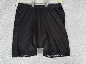 Canari Cycling Shorts Men Medium Black Liner Nylon Spandex Blend Gel Padded - Picture 1 of 14