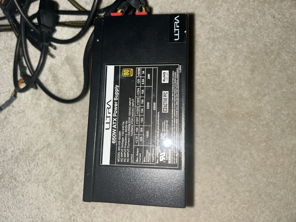 Ultra HS650 Modular 650 Watt Power Supply - Image 1 of 1