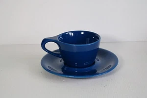 notneutral Not Neutral Lino Small Coffee Cup And Saucer Blue Set Sri Lanka 2pc - Picture 1 of 7