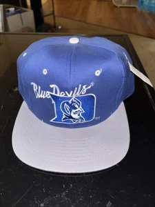 Vintage Duke University Blue Devils SnapBack Mütze Pioneer Industries Inc Neu mit Etikett - Bild 1 von 4
