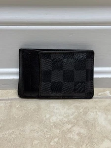 Louis Vuitton Black Damier Graphite Cardholder Wallet - Picture 1 of 4