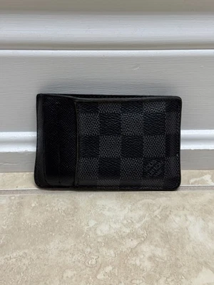 Louis Vuitton Black Damier Graphite Cardholder Wallet - Image 1 of 4