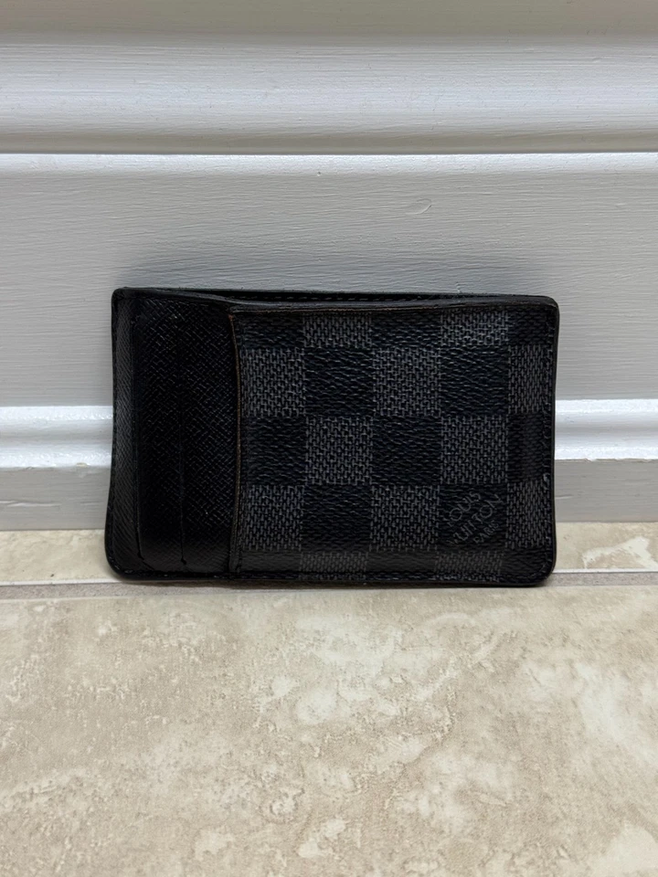 Louis Vuitton Black Damier Graphite Cardholder Wallet - Image 1 of 4