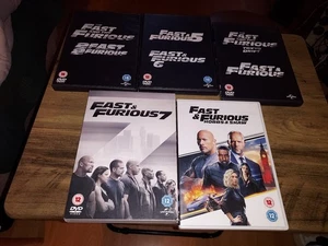 fast and the furious 1 2 3 4 5 6 7 and hobbs and shaw uk dvd - Picture 1 of 2