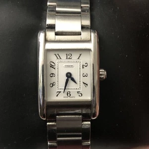 Coach Tank Watch NEW BATTERY - Picture 1 of 8