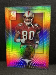Jerry Rice Randy Moss 2000 Donruss Elite Passing The Torch Gold Holo /500 HOF - Picture 1 of 3