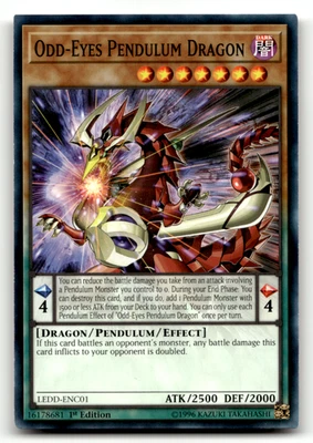 Odd-Eyes Pendulum Dragon LEDD-ENC01  Common Legendary Dragon Decks LP - Image 1 of 2
