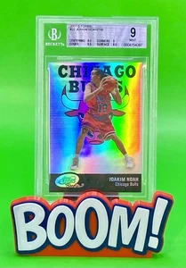 2007 E-Topps Joakim Noah RC /749 BGS 9 Chicago Bulls Florida - Picture 1 of 2