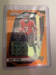 2024 Panini Prizm Orange Lazer Bucky Irving Rookie Card #316  Tampa Bay Buccs - Picture 1 of 2