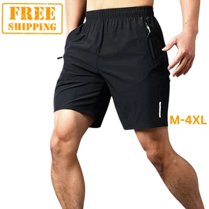 Herren schnelltrocknend Sommer Fitness Shorts atmungsaktiv Laufen Strandkleidung Sport Geschenk - Bild 1 von 38