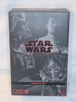Star Wars Black Series Masters Of Evil 3 Pack Thrawn Vader Grievous Figuras Nuevo Foto 1 de 4