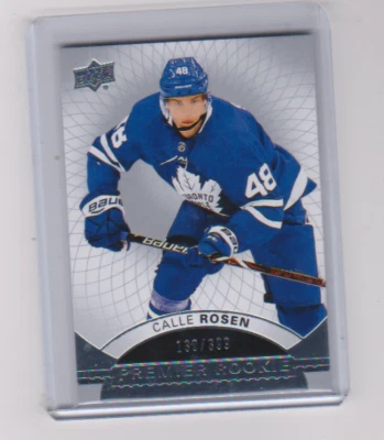 2017 2017-18 UPPER DECK PREMIER CALLE ROSEN ROOKIE 130/399 53 MAPLE LEAFS - Image 1 of 2