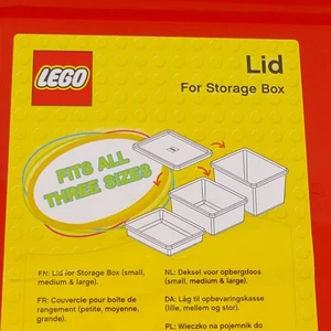 LEGO Red Replacement Lid (#4069) for Storage Boxes 4094, 4093, or 4092 - Picture 1 of 4