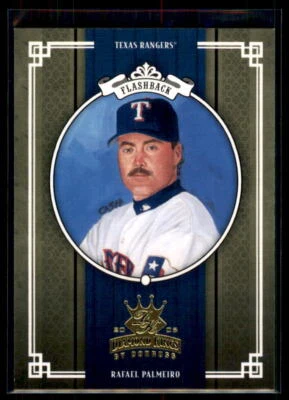 2005 Donruss Diamond Kings Rafael Palmeiro #418 Texas Rangers - Image 1 of 2