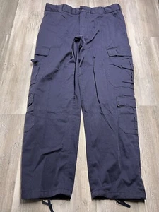 Military Tactical Pants Size Large Regular Navy Blue Cargo 35-39x29.5-32.5 - Picture 1 of 14