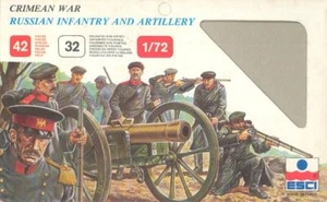 Russian Infantry and Artillery ESCI SENZA SCATOLA - Imagen 1 de 2