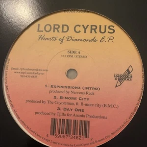 Lord Cyrus - Hearts Of Diamonds Ep 12“ Vinyl 1995 Indie Rap - Bild 1 von 2