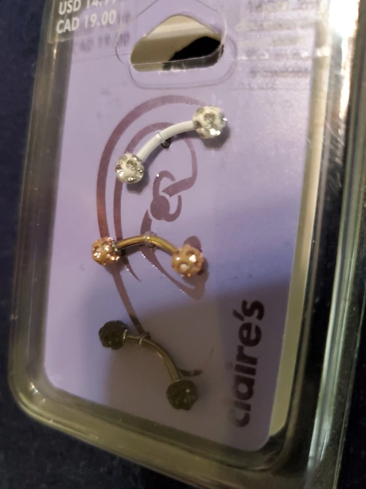 Pendientes poste acero inoxidable claires todavía en caja Foto 1 de 1