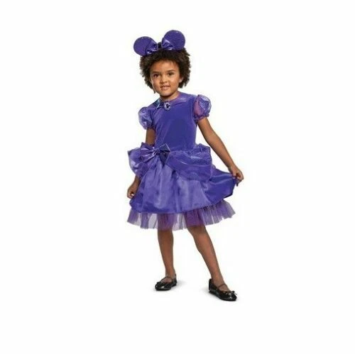 Minnie Mouse Disney / Deluxe Costume / Purple Lace Dress / Toddler Size (3T-4T) - Image 1 of 1