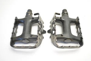 SHIMANO DEORE LX MOUNTAIN BICYCLE PLATFORM TRAP PEDALS 9/16 X 20 TPI PD-M550 - Picture 1 of 5