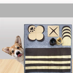 Hunde Schnüffelteppich Futtermatte Intelligenz Trainingsmatte Puzzle Spielzeug - Bild 1 von 6