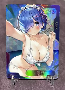 Rem - Re:Zero - SSR Holo Anime Waifu Tarjeta Diosa ACG - Imagen 1 de 1