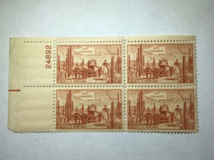 US 3 Cent Gadsden Purchase Stamp Of 1953, Scott #1028, Block Of 4, MNH/OG/VF. - Picture 1 of 1