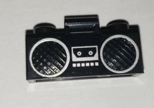 LEGO Minifigura Negro Utensilio Radio Boom Box - Imagen 1 de 1