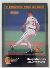 Greg Maddux 1994 Tombstone Pizza Super-Pro Series #14 Atlanta Braves 🔥