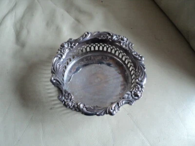 De colección LUNT Plato de Plata Botella de Vino Montaña Montaña Hecha en EE. UU. Foto 1 de 4