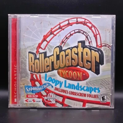 Roller Coaster Tycoon Loopy Landscapes Corkscrew Follies Expansion 2 Pack PC2001 - Image 1 of 4