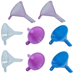 Mini Funnels for Filling Small Bottles, Capsules, Powder, Perfume (8 Pack) - Picture 1 of 11