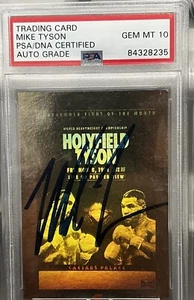 Mike Tyson Signed vs Holyfield 1992 Autographed - PSA 10 GEM MINT AUTO !! 🔥 🔥 - Picture 1 of 2