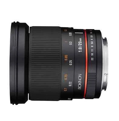 Rokinon 20mm F1.8 Full Frame Wide Angle Lens (Micro 4/3) - Image 1 of 2