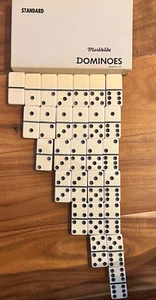 Domino standard simile al marmo n. 616 produzione Puremco NUOVO VECCHIO stock - Foto 1 di 7