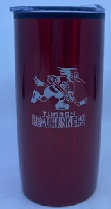 TUCSON ROADRUNNERS Mascot Dusty Red Tumbler Coffee Cup SGA Brand New Never Used - Picture 1 of 7